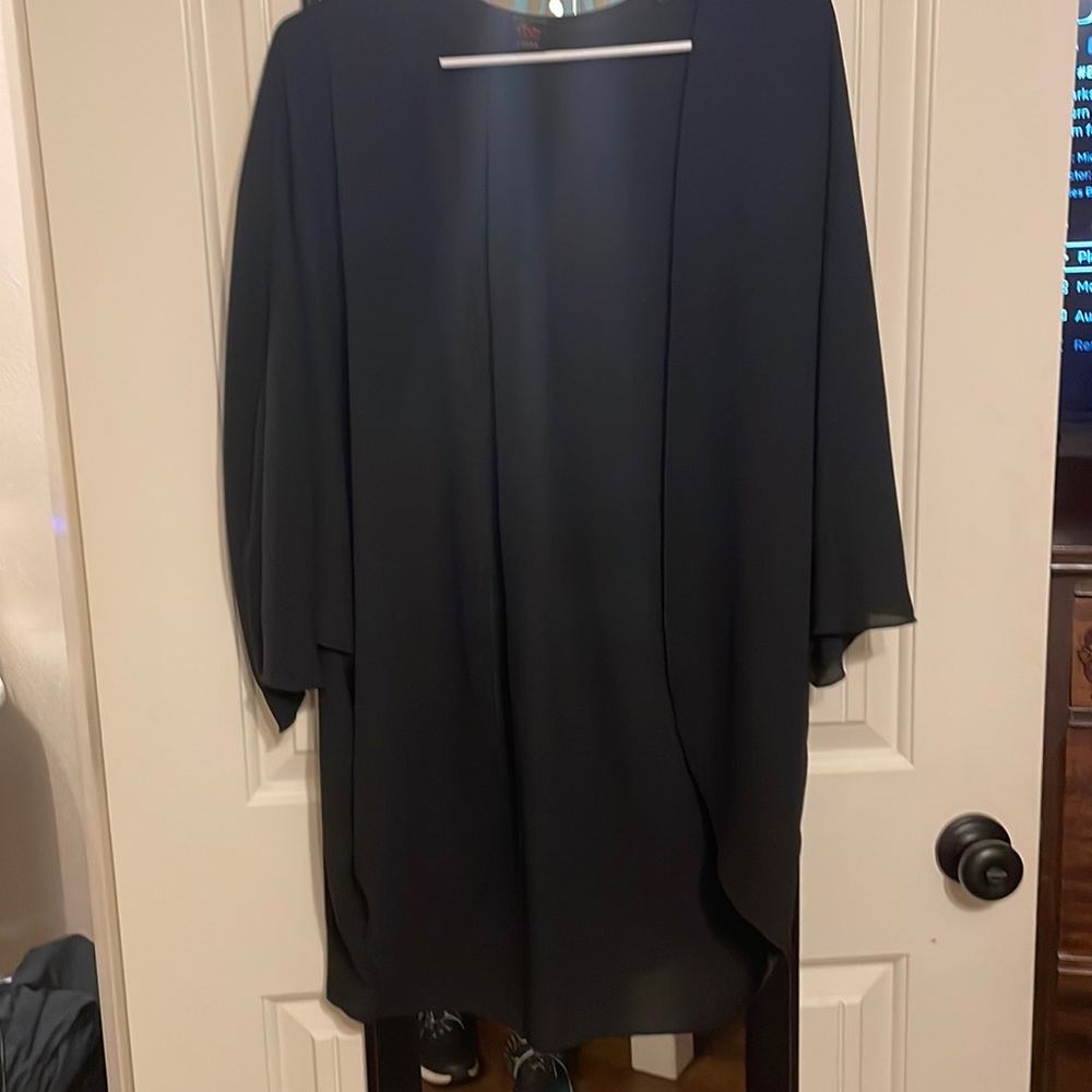 Black Sheer Kimono